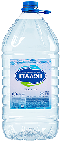 Питна вода "Еталон-негазована" Класична 6 л
